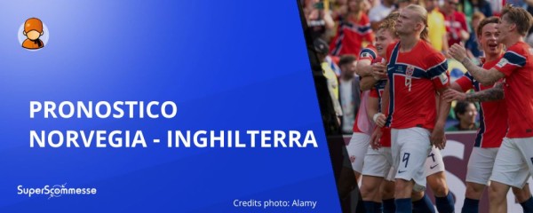 Pronostico Norvegia - Inghilterra