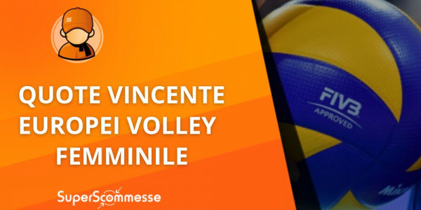 Europei pallavolo femminile 2023: calendario e quote vincente