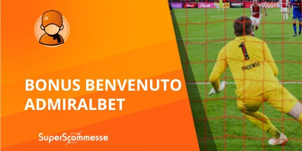 Bonus benvenuto AdmiralBet fino a 5000€ sport + 2000€ e 1000 Free Spins senza deposito