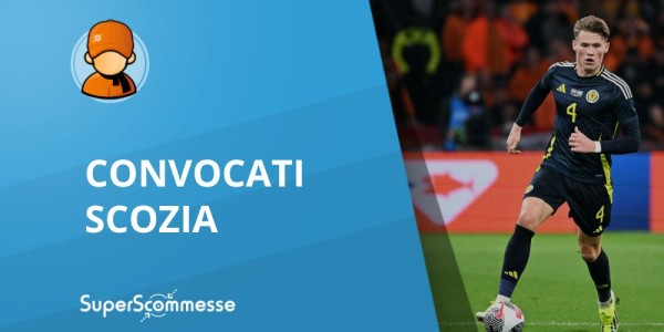 Convocati Scozia Mondiali 2026: probabile formazione della nazionale scozzese