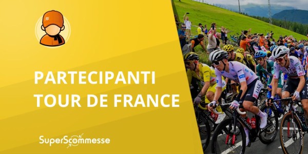 Partecipanti Tour 2024: tutti i capitani, le squadre e i corridori