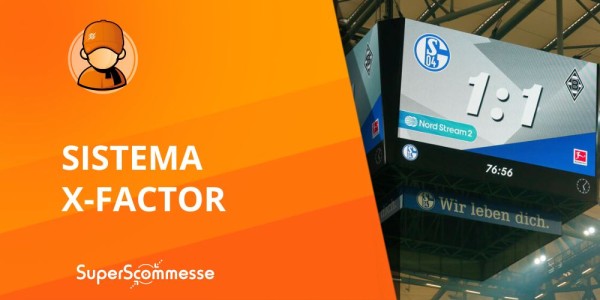 Sistema X Factor: il metodo dei pareggi di Superscommesse