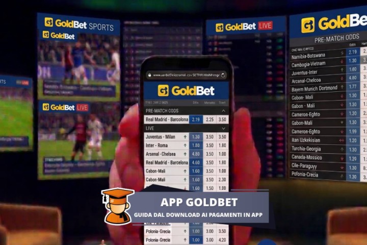 Goldbet app scommesse, guida al download per scaricare l'app per iPhone e Android