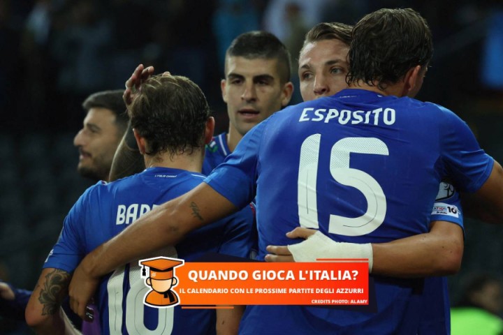 Prossima partita Italia, quando giocano gli azzurri