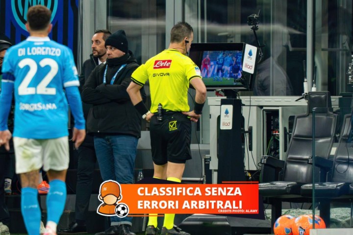 Classifica senza errori arbitrali