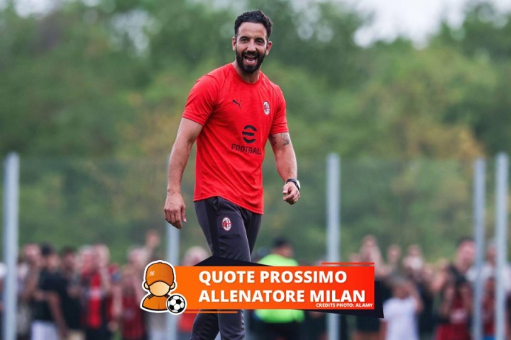 Quote prossimo allenatore Milan: i favoriti alla panchina rossonera