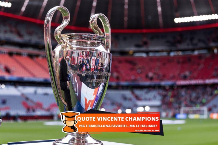 Vincente Champions League, tutte le quote