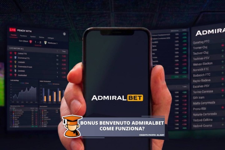 Bonus benvenuto AdmiralBet fino a 5000€ sport + 2000€ e 1000 Free Spins senza deposito