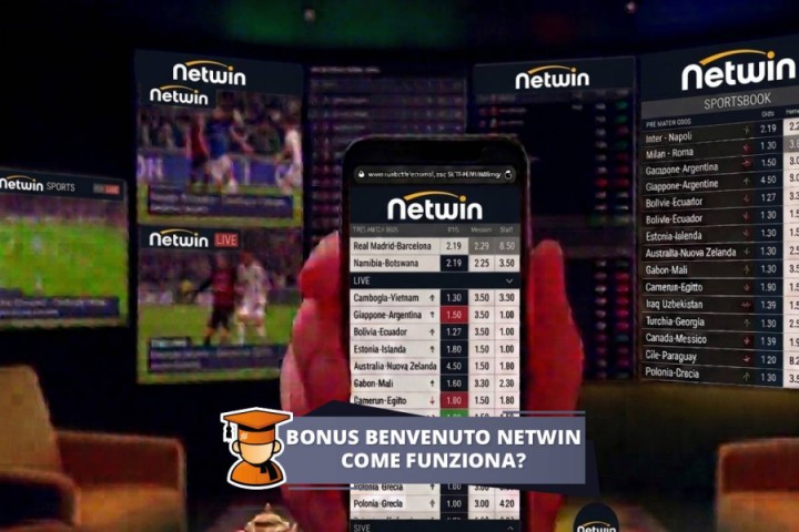 Netwin bonus benvenuto, 250 euro senza deposito e fino a 50 euro sulle scommesse sportive