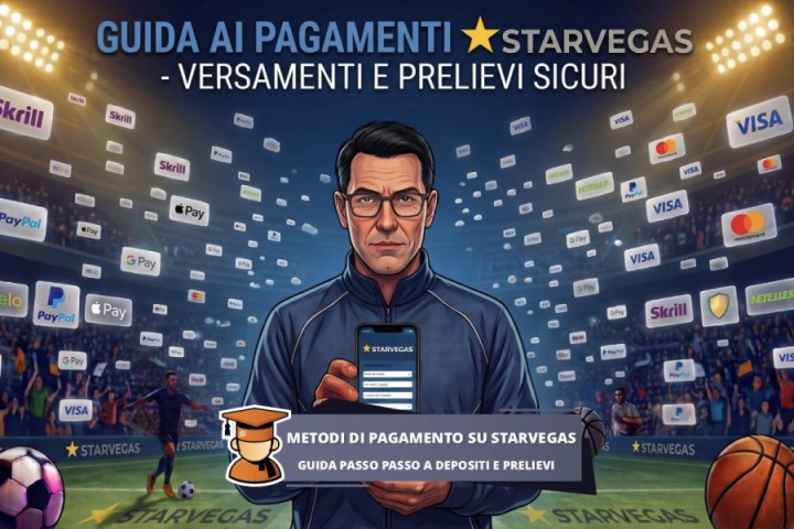 La ricarica Starvegas step by step e il prelievo sul sito con metodi e tempi
