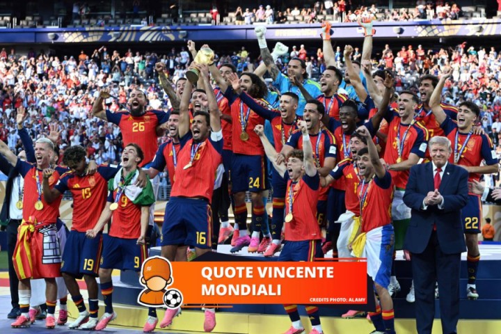 Quote vincente Mondiali di calcio 2026