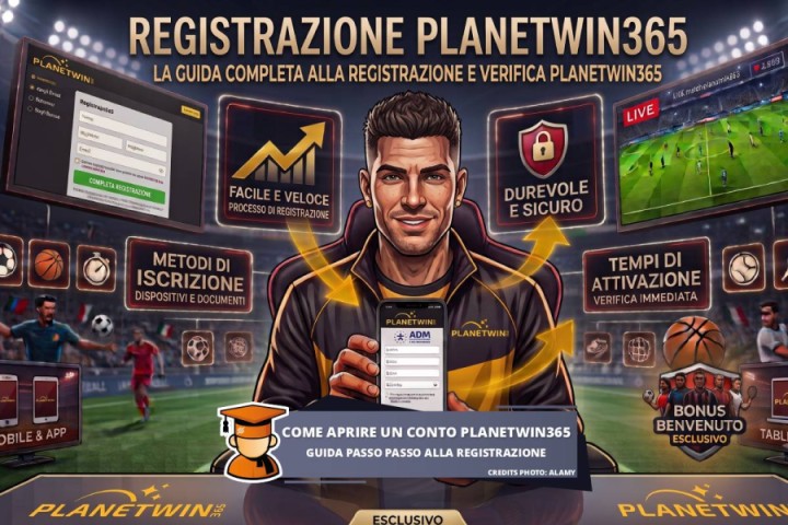 Registrazione Planetwin365, come aprire il conto con SPID e come funziona 